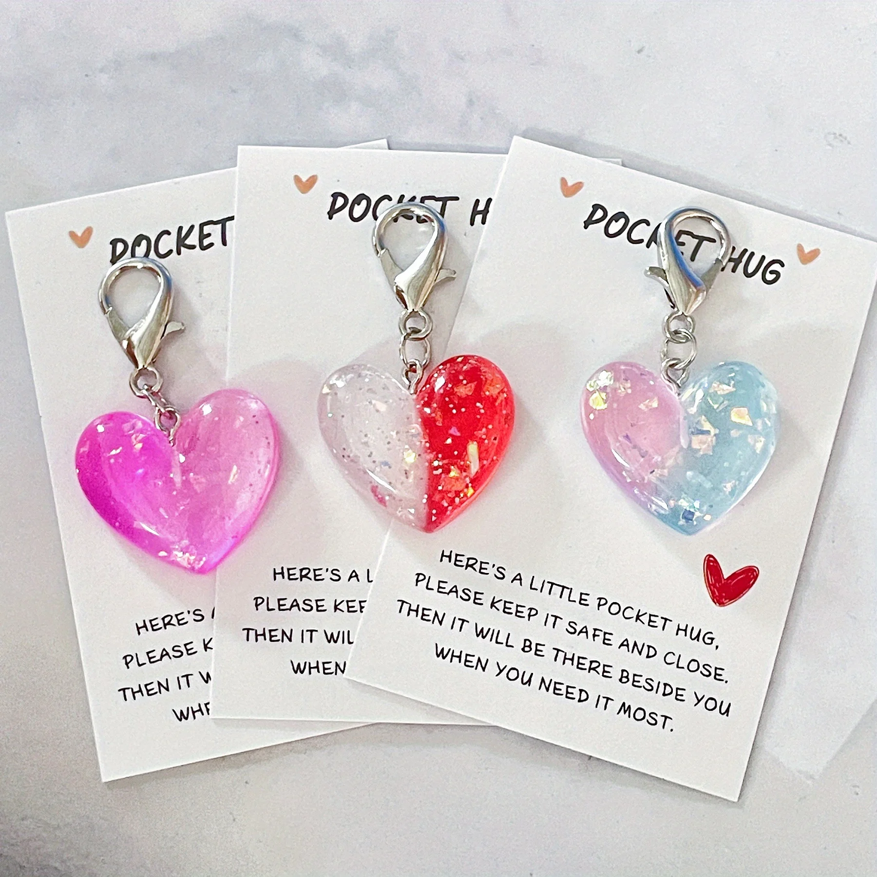 1pc, A Small Love Pocket Hug Card, Special Birthday Wedding Party Valentine's Day Gift, Isolation Gift, Hug Token, Think Of Your