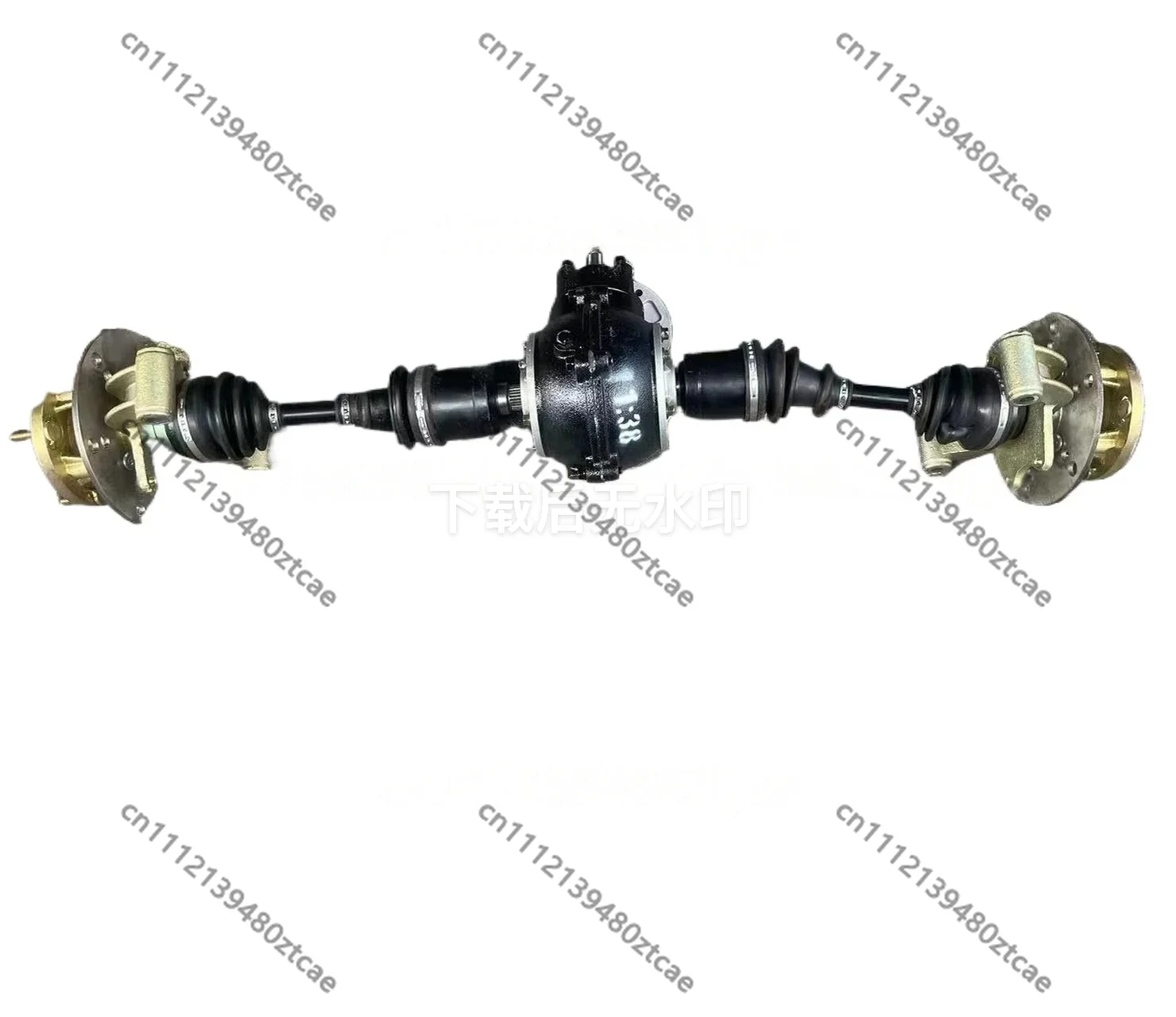 1.14m Length 4WD ATV Kart Independent Suspension Modified Drive Shaft CV Joint Ball Cage Rear Axle Horn Flange Replacement Parts