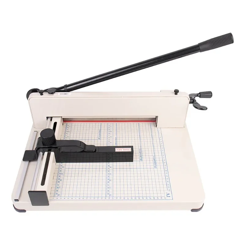 Spot wholesale 858A4 heavy-duty paper cutter sharp blade can cut 400 sheets, paper cutter thick layer manual paper cutter