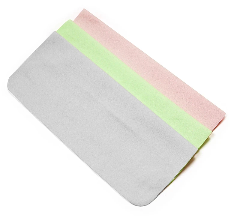 5 Stück Brillen-Reinigungstuch aus Mikrofaser, anpassbar für Bildschirme, Linsen, Nylon oder Polaroid-Brillen, 15 x 18 cm, zufällige Farbe – Detail 7