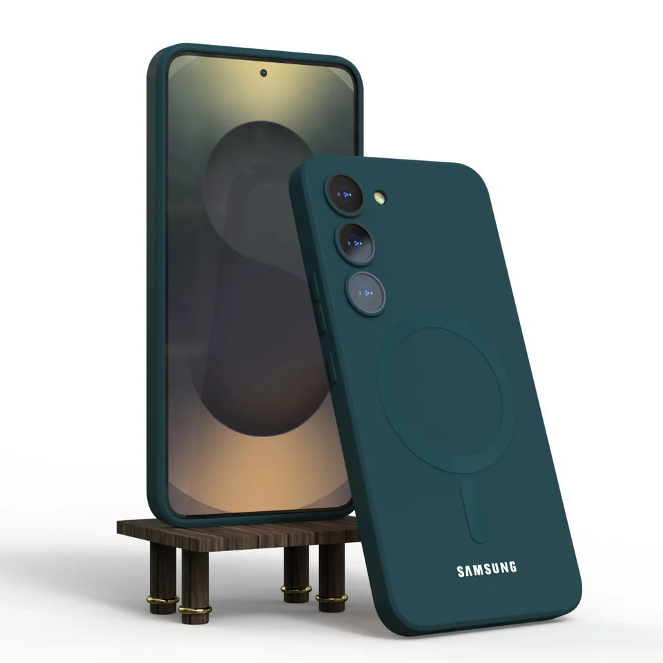 Funda magnética a prueba de golpes para Samsung Galaxy S25 S23 S22 S21 S26 Plus S24 FE A56 A55 A54 A36 A35 A16, cubierta trasera protectora 5