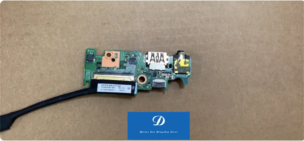 PARA Dell Inspiron 15 7500 7506 Placa de interface de áudio USB 2 em 1 com cabo
