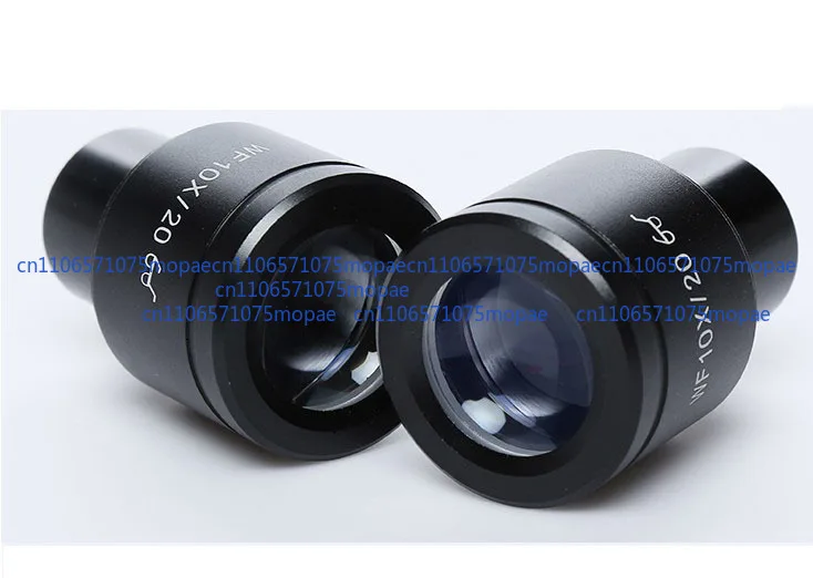 2 pcs WF10X High Eye-point Eyepiece FOR Biological Microscope 23.2mm