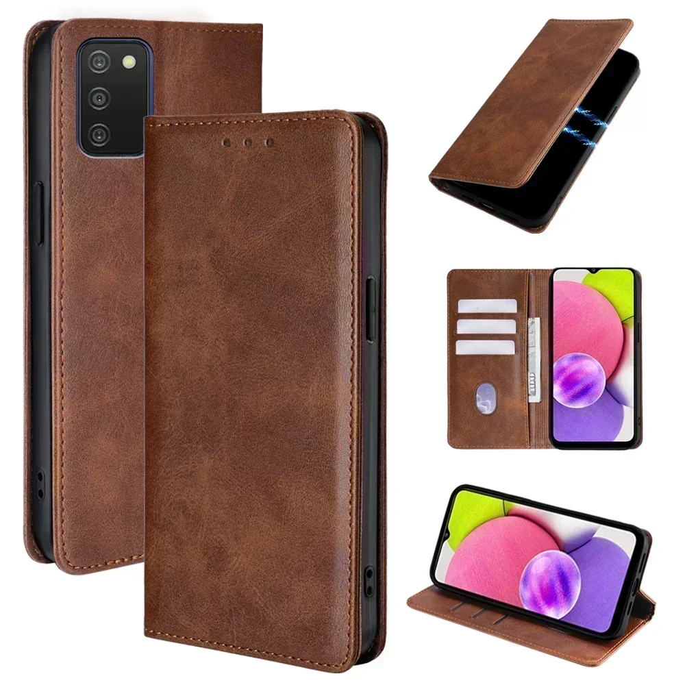 

Luxury Leather Wallet Phone Case for Samsung Galaxy A90 A80 A70 A60 A50 A50S A40 A30 A21S A20S A10 Flip Cover with Card Slots