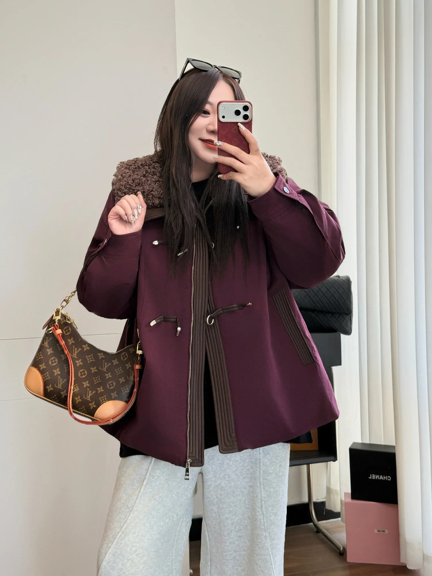 

Зимняя парка большого размера с утеплителем, пушистая, повседневный дизайн, стройнящая фигуру, на меховой подкладке, с большим откидным воротником, верхняя одежда для женщин