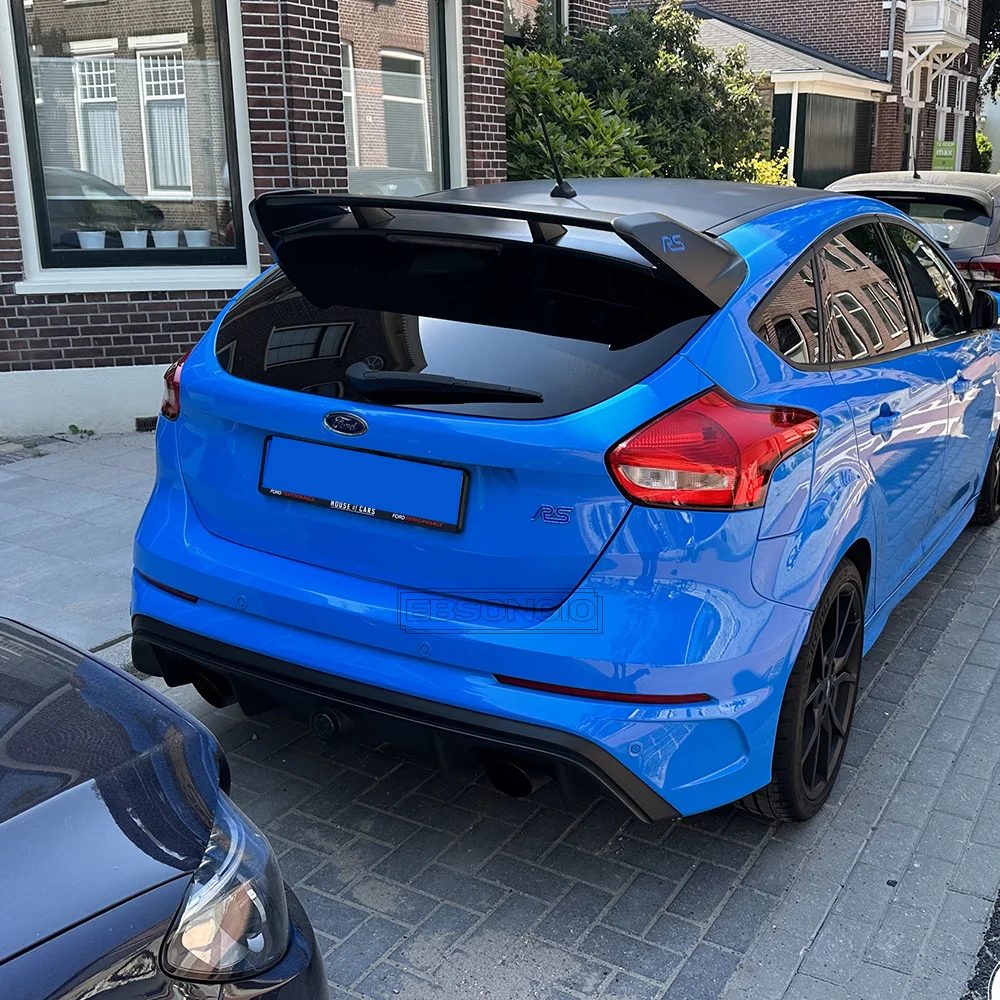 Voor Ford Focus 2012 tot 2018 ABS Exterieur Achterspoiler Staart Kofferbak Boot Vleugel Decoratie Auto Styling Voor Focus RS Spoiler