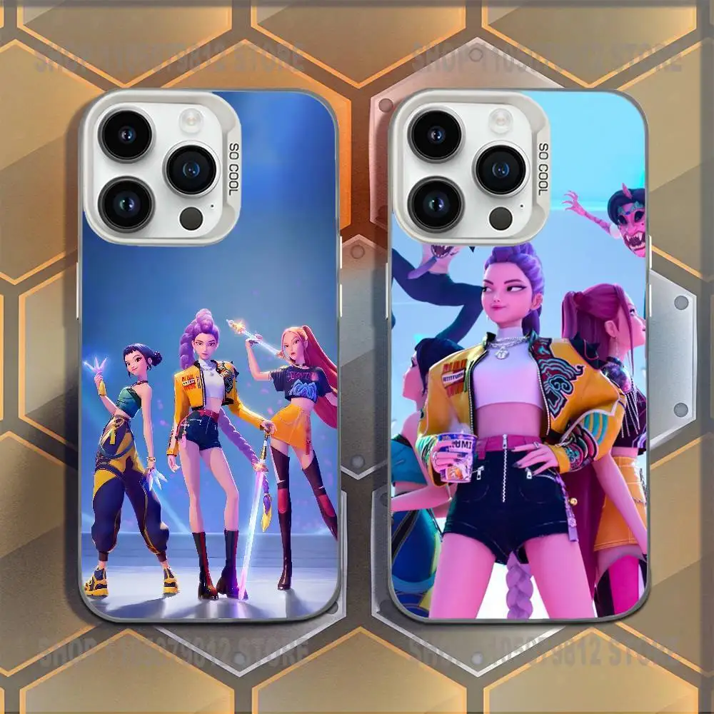 

BABY SAJA kpop H-hunters Cat Phone Case For iPhone 16,15,14,13,12,11,Mini,Pro,E,MAX White Candy Matte Shockproof Cover