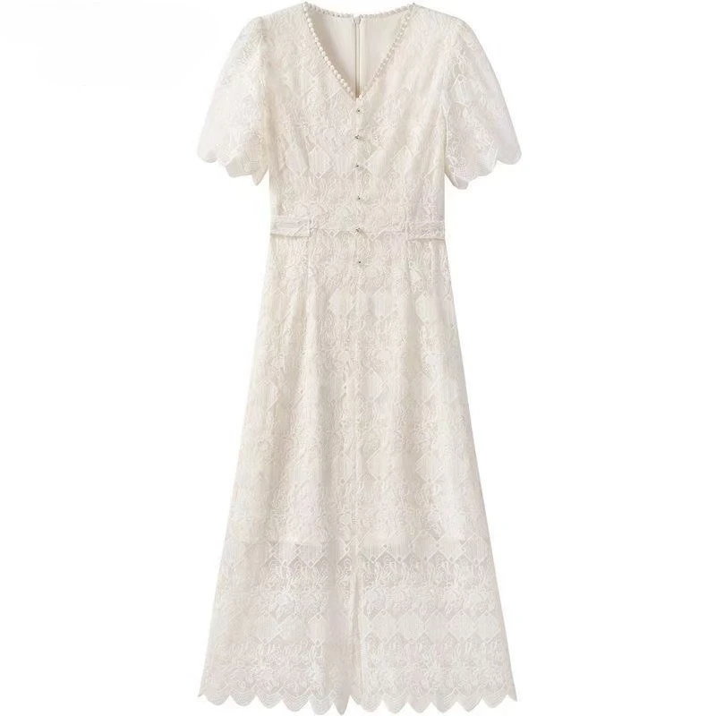 

Элегантные вечерние платья из тюля с вышивкой, женское летнее длинное платье миди с короткими рукавами для торжественных случаев, тюлевое платье для выпускного вечера