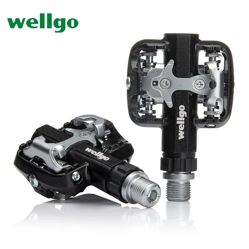 Wellgo WM001 Self-Locking mountain bike pedals mtb clipless pedal Magnesium Alloy MTB Bicycle Pedals