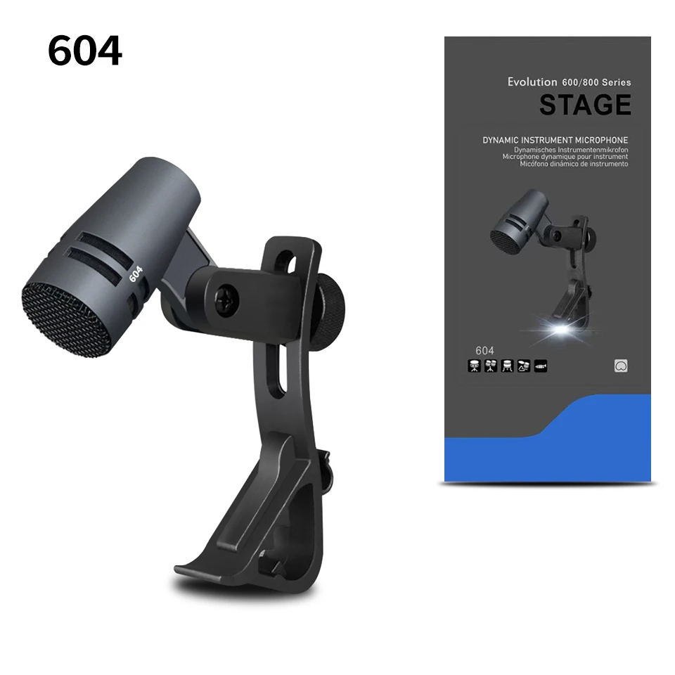 Highger e604 Tom Snare Series Cardioid instrumen Drum mikrofon, klip lengan Mount, diskon besar, E 604, baru