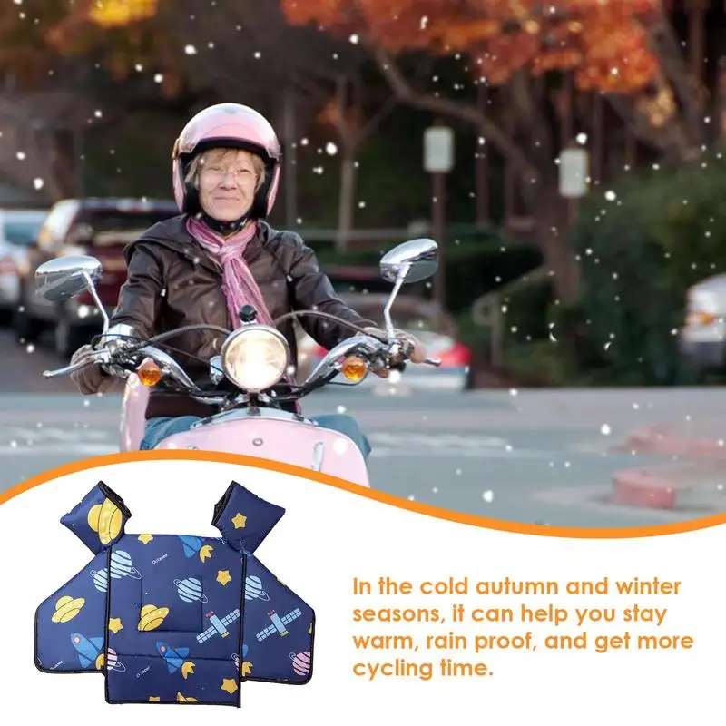 Motorcycle Leg Apron Scooter Leg Cover Windproof Cover Cold Protector Scooter Riding Short Fleece Mats Motorcycle Accessories