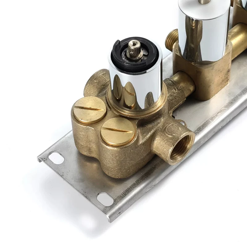 MultiChoice Mixer Valve 6 Functions Sanitary Ware concealed Constant Temperature Shower diverter Valve High Pressure