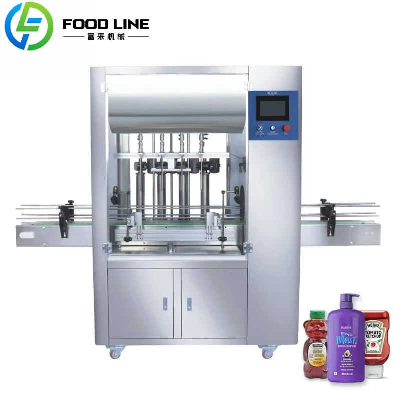 Customized  Automatic Paste Filling Line Tomato Peanut Sauce Honey Quantitative Filling Machine