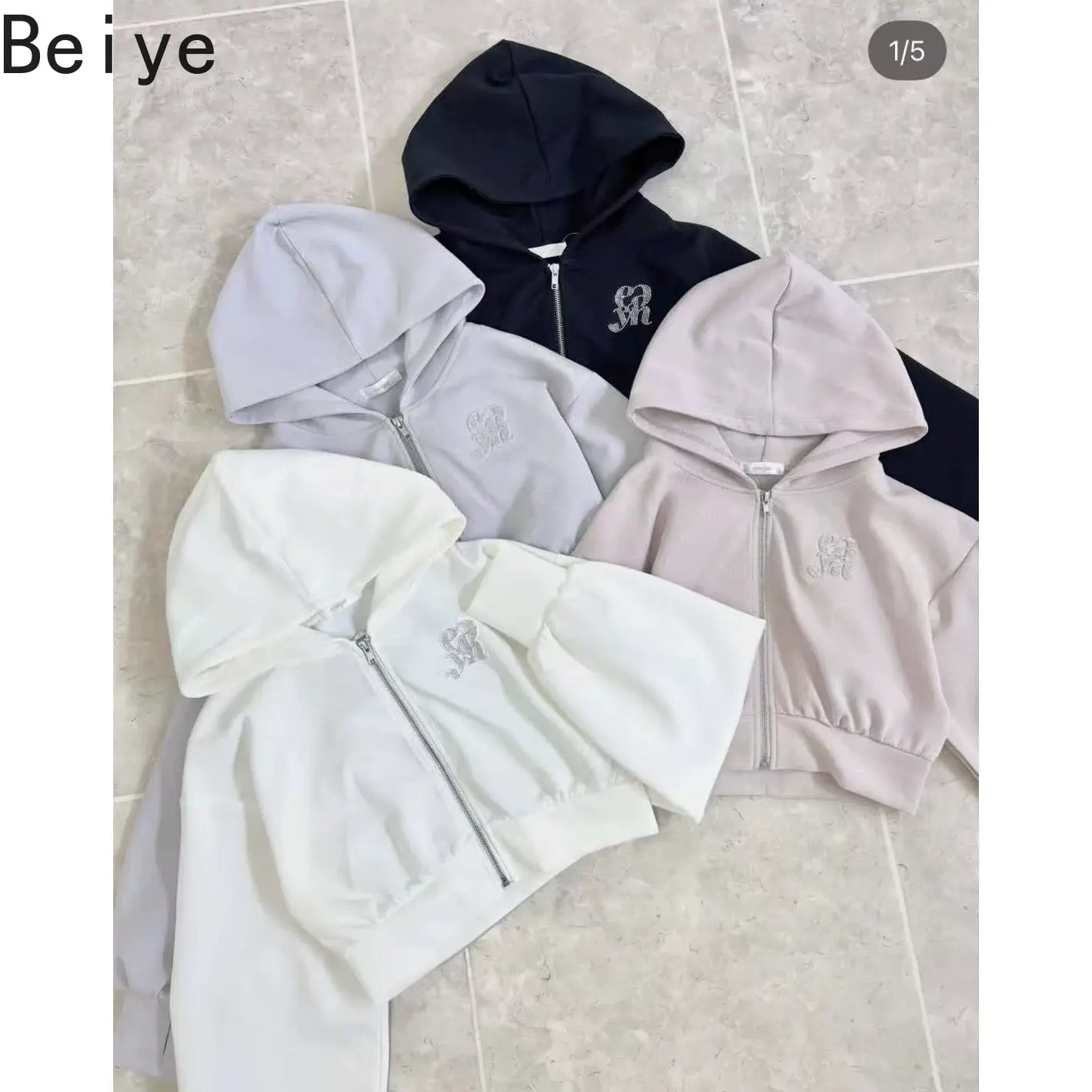 Hooded Jackets High Waist Solid Color Sunscreen Jacket Japanese Style New Spring/autumn Casual Coat 2026 Women's Thick Coats