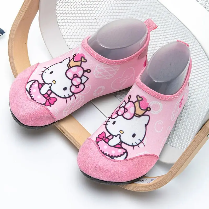 Sanrio Toddler Shoes for Boys and Girls Beach Shoes Disney Children\'s Soft Bottom Home Shoes Kids Comfy Floor Shoes