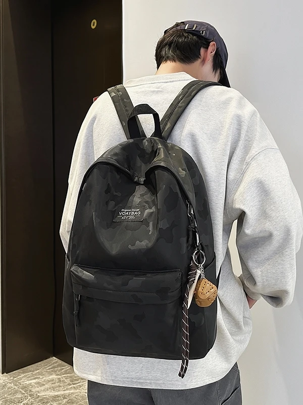 

ex Campus Sle Large Capaci Bapa Faionable Cool School Bag for High School And Junior High Students Men And Women