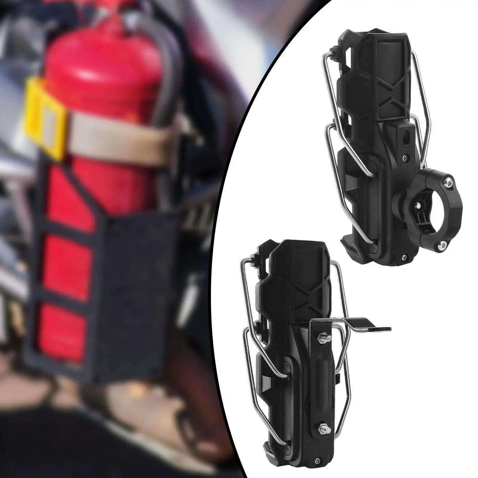 

Motorcycle Cup Holder Mount Motorcycling Accessory Universal Practical Elegant Black Drink Bottle Holder Water Bottle Cage