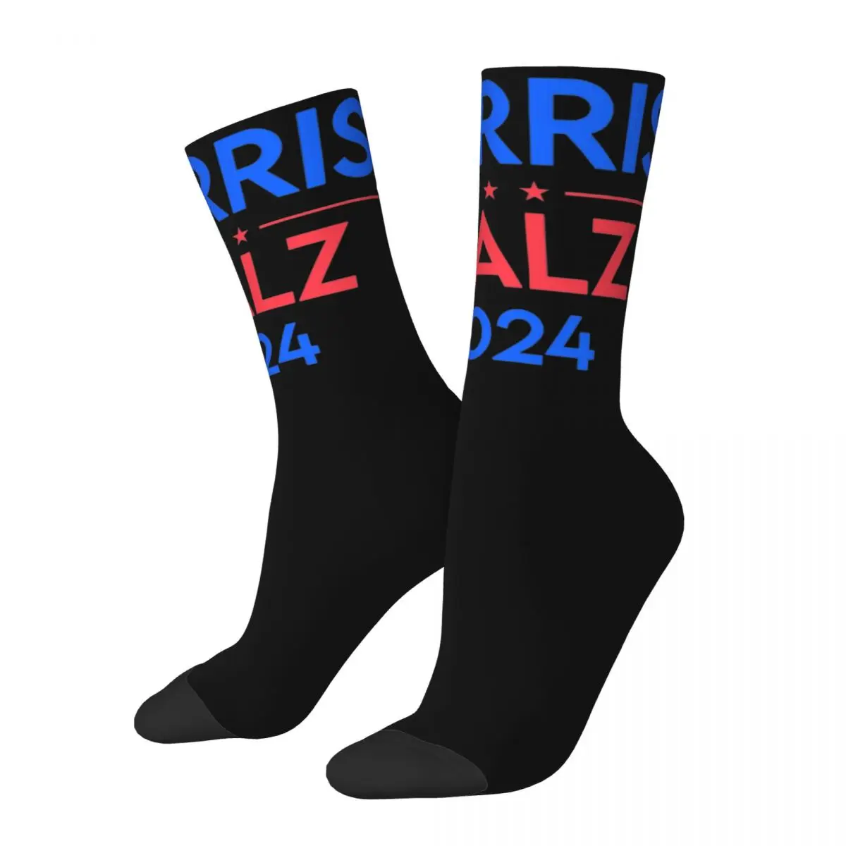 Women Harris Walz President 2024 Socks Cute Fashion Election Socks Hip Hop Accessories Middle TubeSocks Best Gift Idea