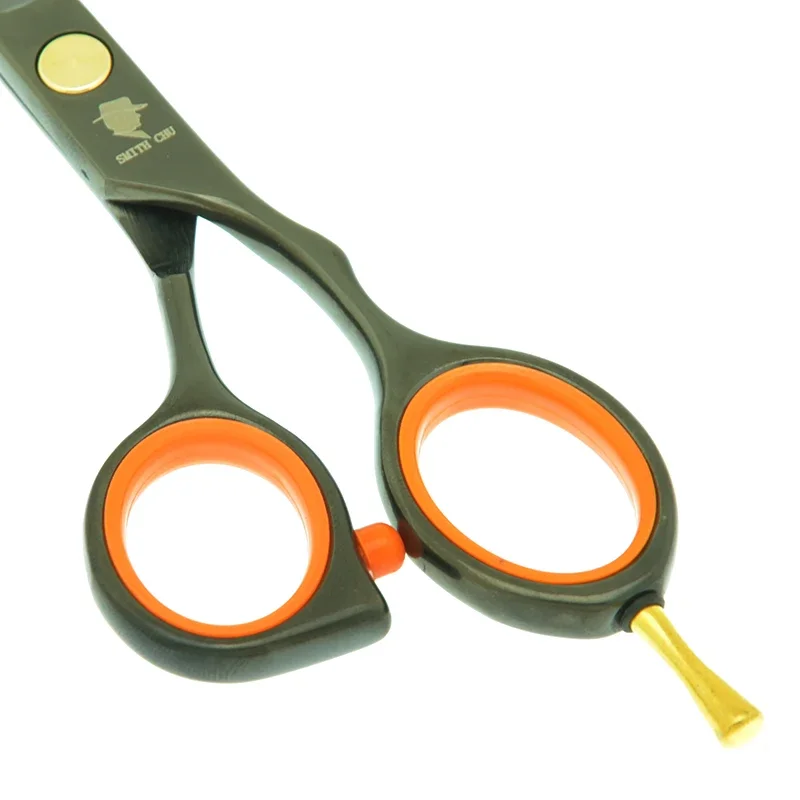 5.5" Smith Chu Barber Scissors Set Hair Cutting Shears Salon Hairdressing Hair Thinning Scissors Single-tailed Tijeras A0008C image 5