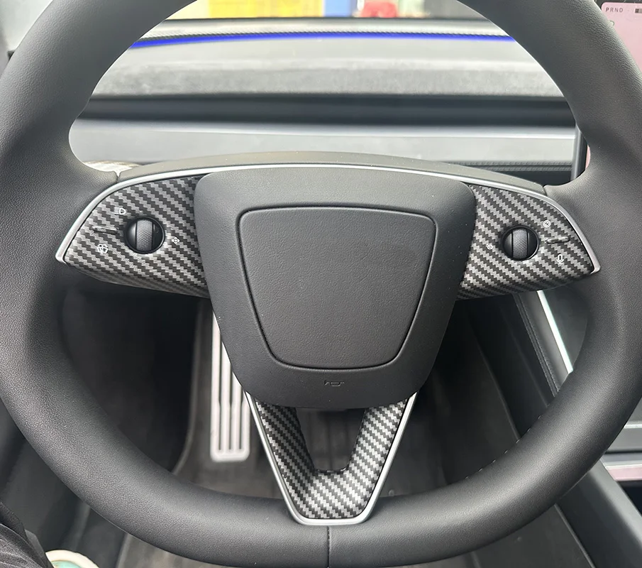 Car Steering Wheel Decorative Plates for Tesla Model 3 Highland /Model Y Juniper /Model YL 2025 Interior Trim Car Accessories - view 6