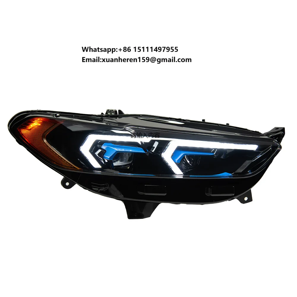

Car Lights for Ford Fusion Headlights 2017-2020 Mondeo LED Headlights Dynamic signal Animation DRL Modified BMW Models