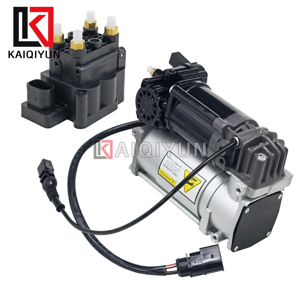 For Kia Mohave Borrego 2008-2015 Air Suspension Compressor Pump + Solenoid block Valve Air Compressor Kit 558102J000 CB113363S01