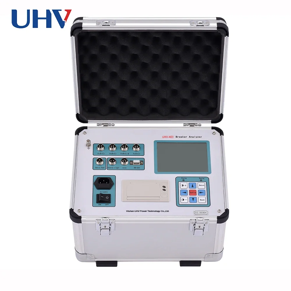 B  UHV-403 Digital Automatic Switch Mechanical Timing Tester High Voltage Circuit Breaker Analyzer