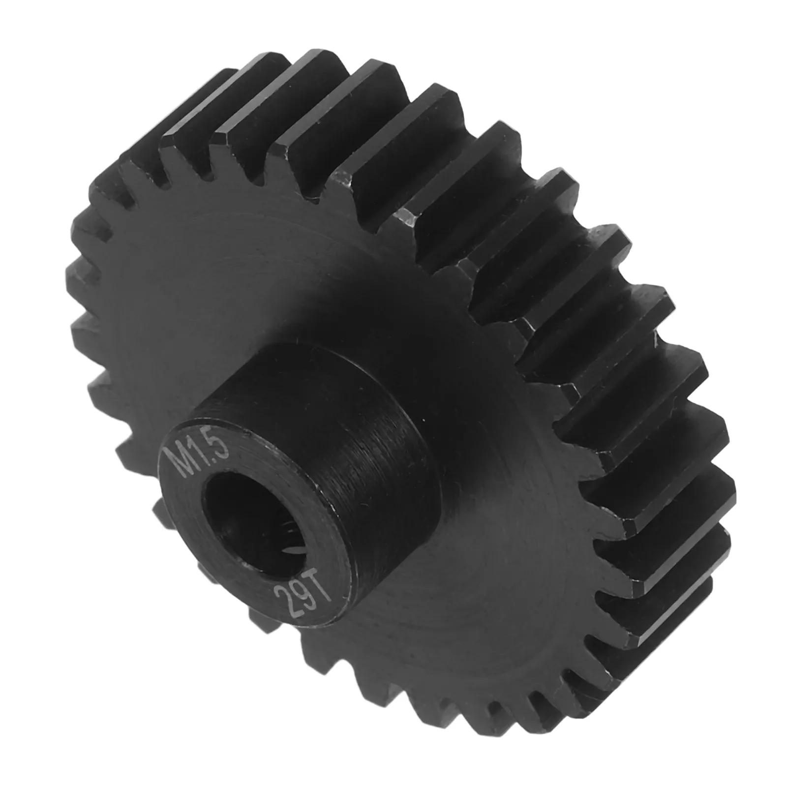 

Шестерня редуктора для радиоуправляемых машин M1.5 с отверстием 0.0 мм, стопорный винт M5, высокопроизводительная стальная шестерня для электрических радиоуправляемых машин и внедорожников