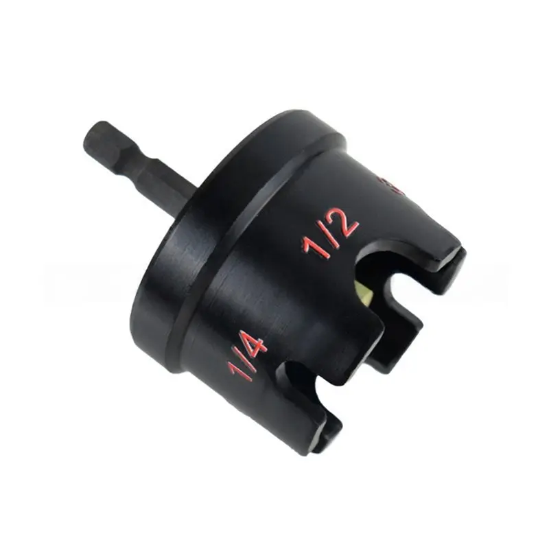 ABVG-Juego de accesorios para herramientas eléctricas, tuerca, accesorio para taladro con cremallera y soporte para herramientas manuales para tamaños de 1/4", 3/8", 1/2"