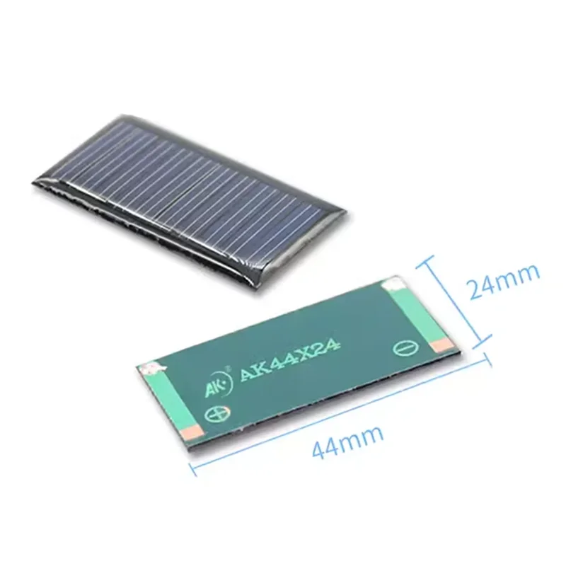 Solar panel Tropf leim platte 44x24 5v 30ma poly kristallines Silizium modul Außen ladegerät Gleichstrom motor