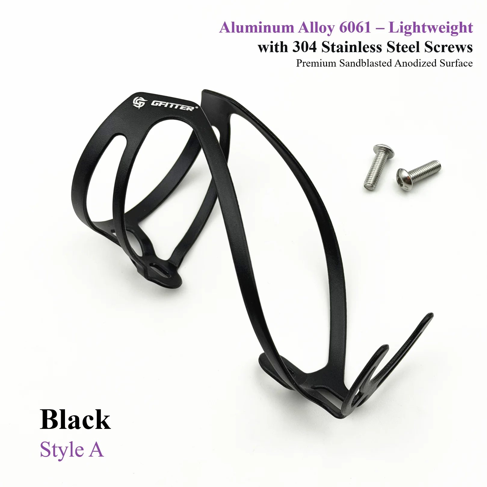 Fahrradflaschenhalter aus Aluminiumlegierung mit Schrauben, flexibles und verstellbares, universelles, leichtes Design für MTB-Rennräder