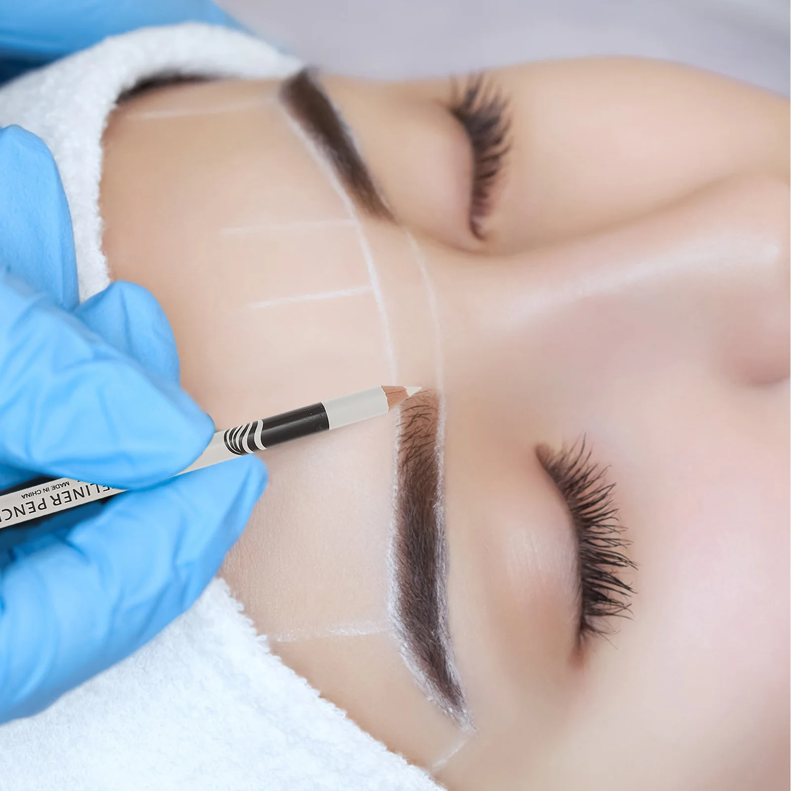 12 Stuks Multifunctionele Witte Eyeliner Pennen Hoogwaardige Make-Up Potloden Voor Ogen En Gezicht Benadrukken Draagbare Reizen-vriendelijke