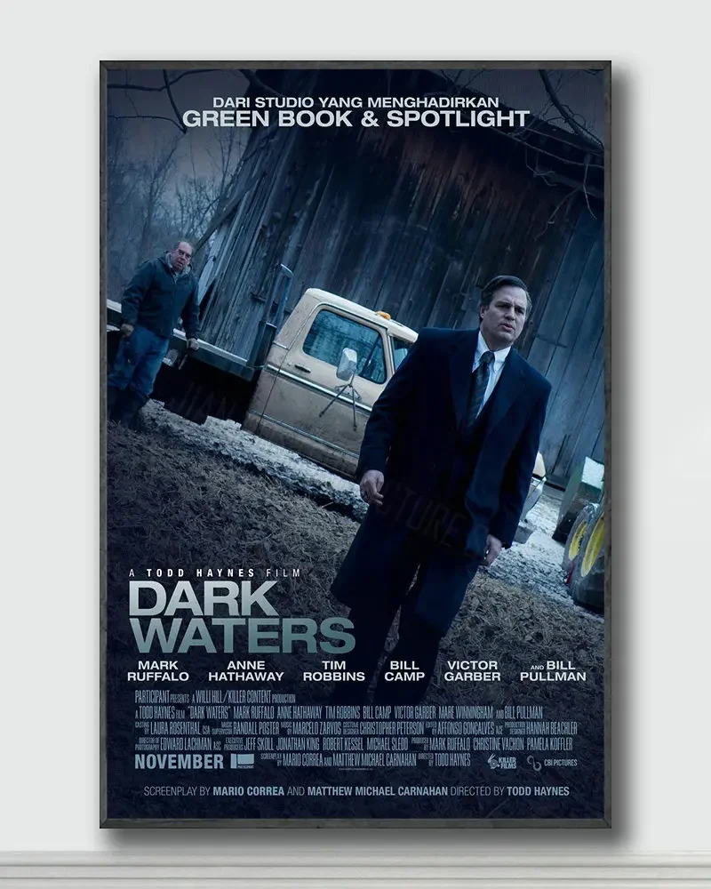 NJ098 Dark Waters Movie 3 Silk Posters and Prints wall art Art Poster Home Decor