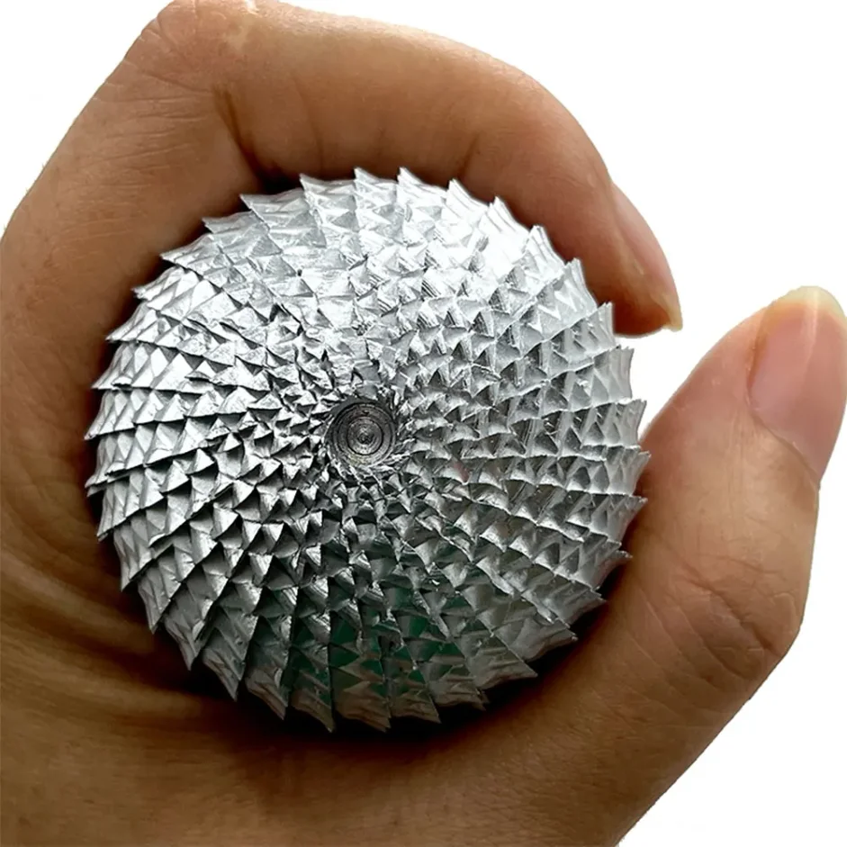 41.2mm Rotary Woodworking Spherical Thorn Plate Carbon Steel Burr Ball Carving Polishing Drilling Bits Ball Gouge Grinding Head