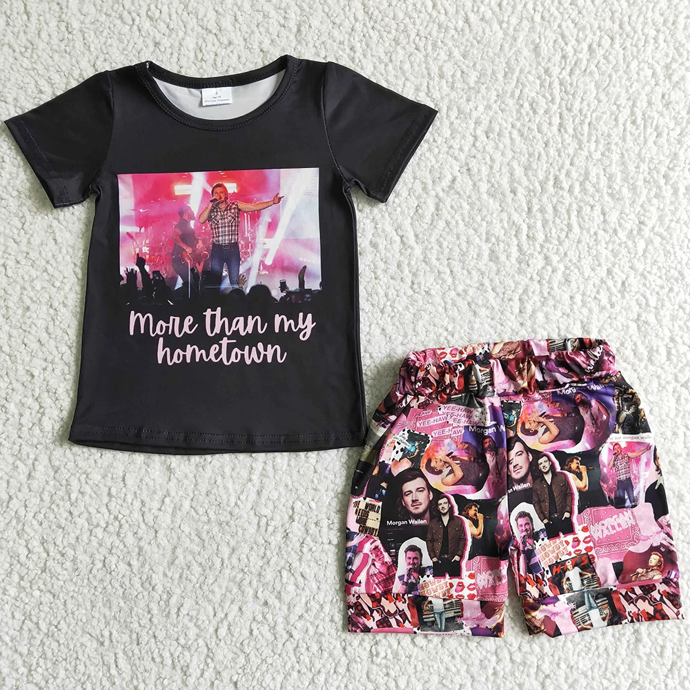 

New Design Baby Girls Clothes Summer Kids Outfits Short Sleeve Shorts Boutique Girls Clothing Cute Wholesale Children Clothing