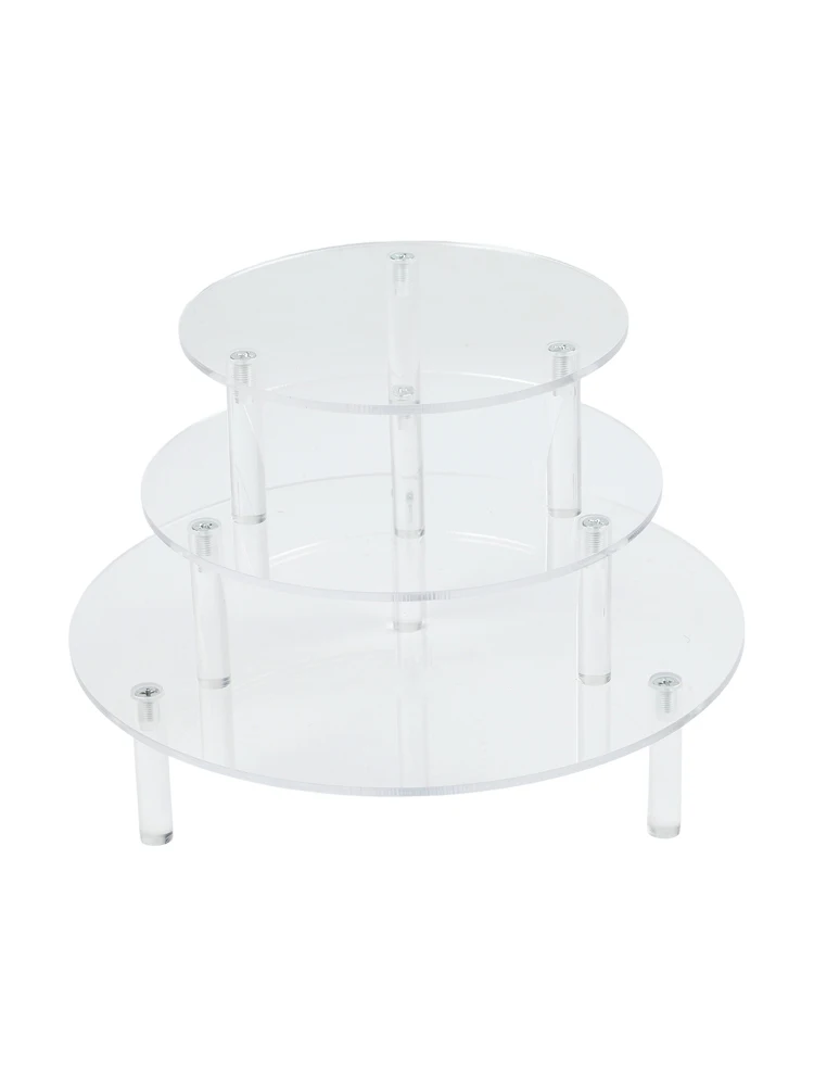 Home Display for acrylic Display Risers for acrylic Cylindrical Stands Ample Quantity Convenient Ready-to-Use Practical Sizes