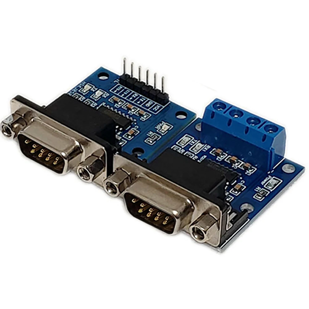 2pcs TTL to RS232 module RS232 to TTL Male/Female DB9 Serial port module terminal level to TTL