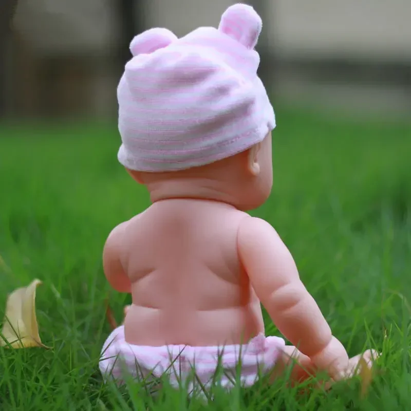 Lifelike Reborn Babies Doll, 100% Seguro Silicone Macio, Toque Real, Adorável Presente Brinquedo, Pode Falar Som, Engraçado, 30cm