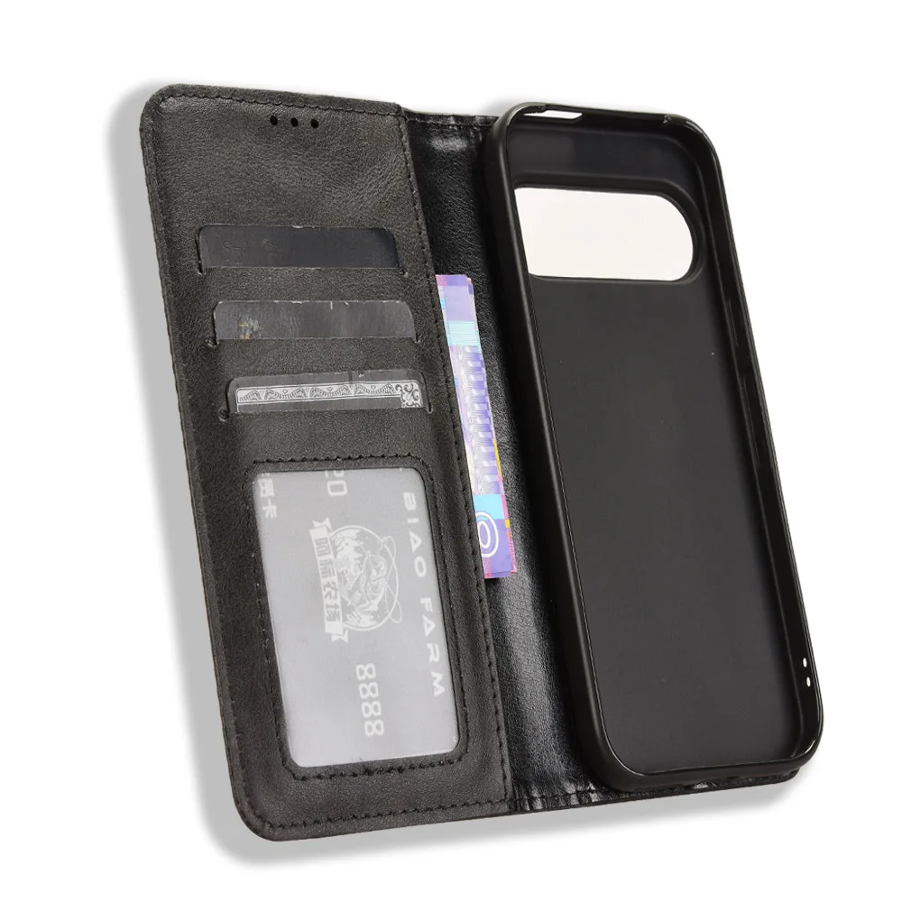 

For Google Pixel 11 Case Luxury Flip PU Leather Wallet Magnetic Adsorption Case For Google Pixel 11 Pro XL 5G Pixel11 Phone Bags