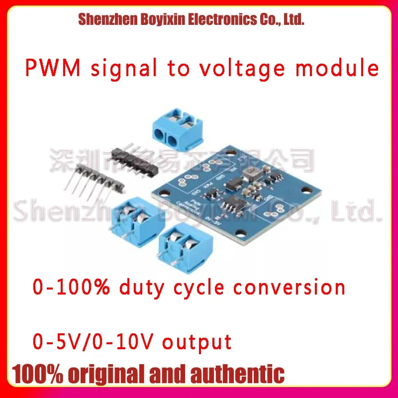 

Original genuine PWM signal to voltage module 0-100% duty cycle to 0-5V/0-10V output