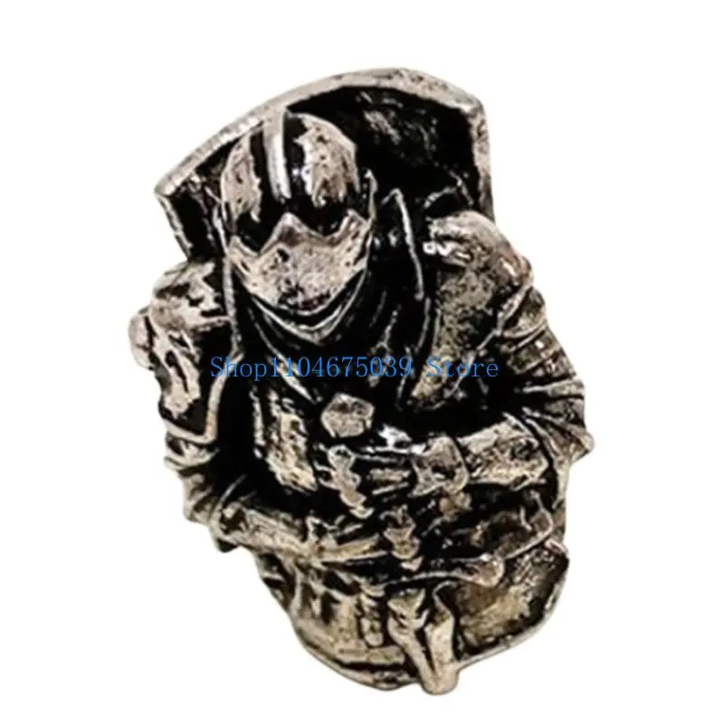 

5asd Punk Sytle Viking Beard Beads Antique Norse Hair Tube Beads for Hair Braiding