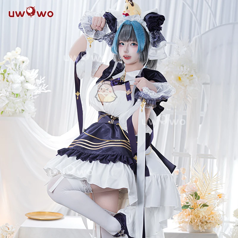 

PRE SALE UWOWO Cheshire Cosplay Game Azurr Lanee Cheshire Default Cosplay Costume New outfit Halloween Costume