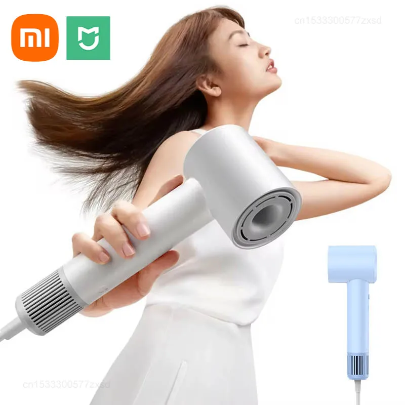 

Высокоскоростной фен Xiaomi Mijia H501 SE 62 м/с скорость ветра Уход за волосами с отрицательными ионами 110000 об/мин профессиональная сушка для домашних салонов