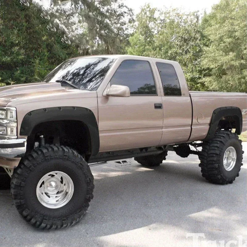 New style Offroad Pickup Truck Fender Flares S Material for Chevrolet C C1500 K1500 1988-1999 Wheel Arches