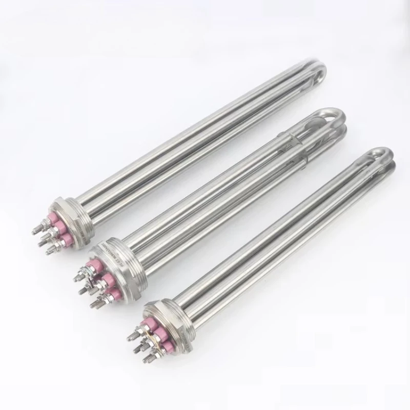 220v 3kw Industrial Stainless Steel Water Coil Immersion Heating element Tubular Electric Heating Tube