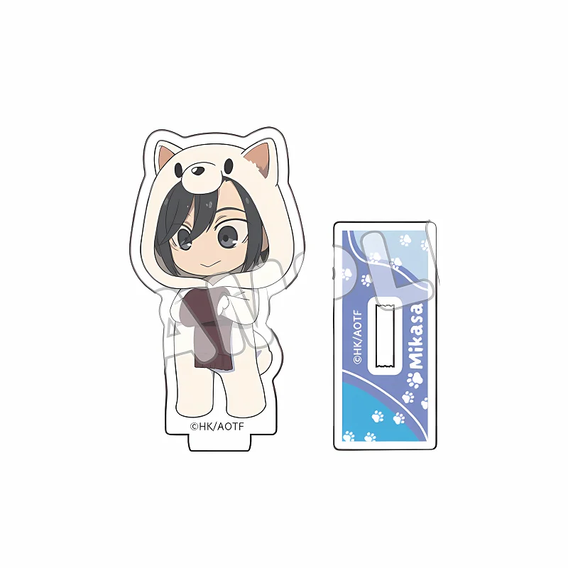 Attack on Titan Acrylic Stand - Eren Mikasa Armin Levi 10cm Anime Figure Set, AOT Merch, Christmas Gift for Otaku