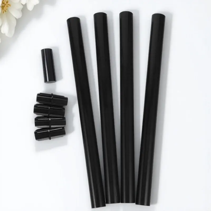 4Sets Solar Lamp Ground Spike Rods Reinforced Extension Poles Outdoor Garden Lamp Stakes Replacement Parts Yard Spike Rod
