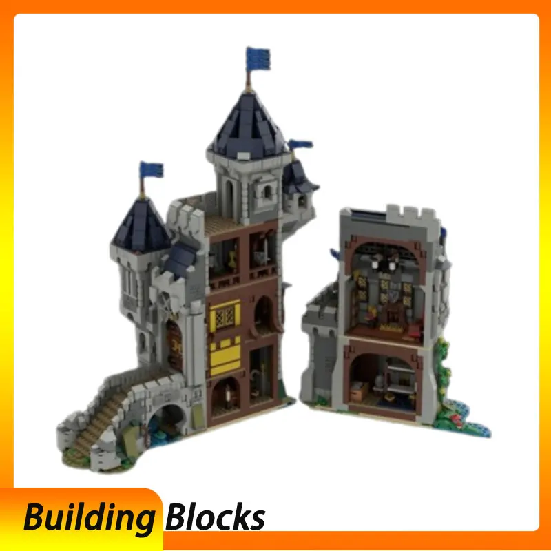 

Spot MOC-101775 3275 шт. Средневековый замок DIY сборка мелких частиц строительные блоки развивающая игрушка модель подарочный набор украшений