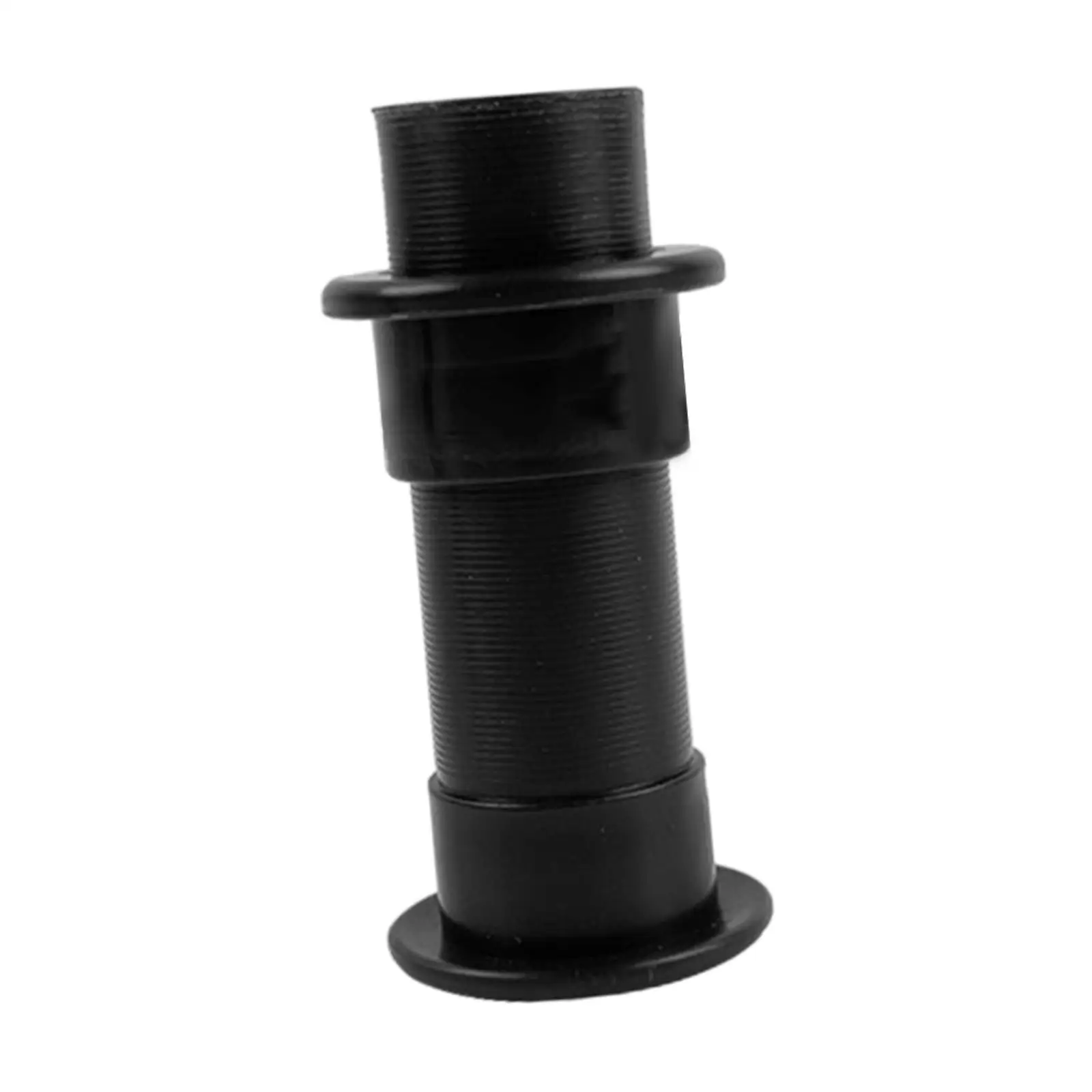 Thru Hull Drain Connector Plastic Hose Fitting Improves Drainage Efficiency for Boats Wells and Tanks