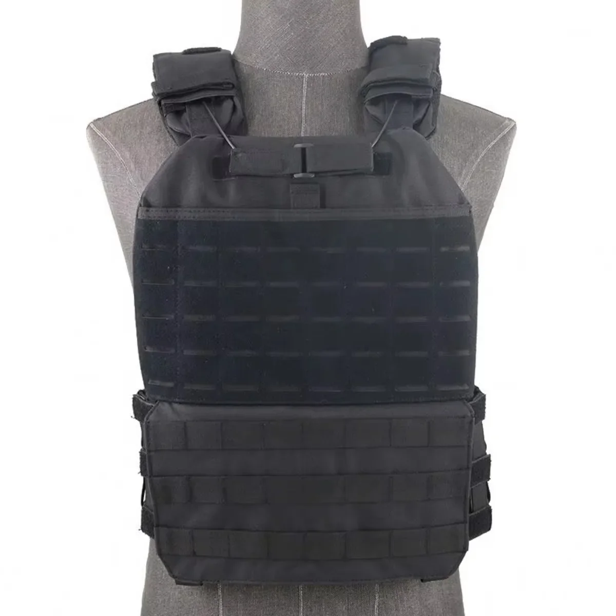 Custom Tactical Vest Gym Training Plate Carrier Adjustable Weighted Vest with Weights